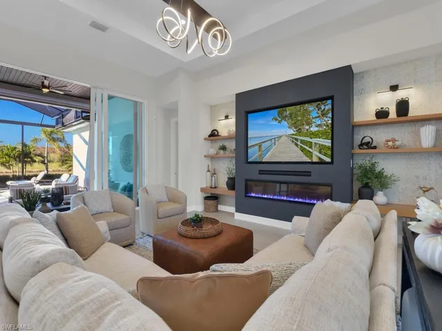 Custom Entertainment Wall In Great Room