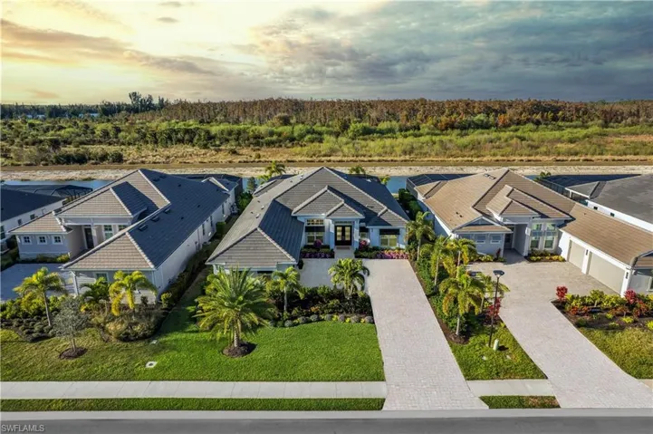 WCI Baneberry Floor Plan - overlooking the lake and preserve