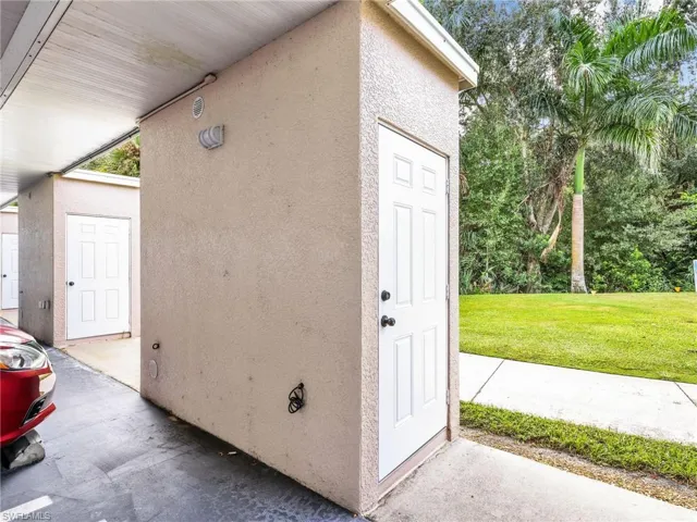 Outdoor Designated Storage Closet
