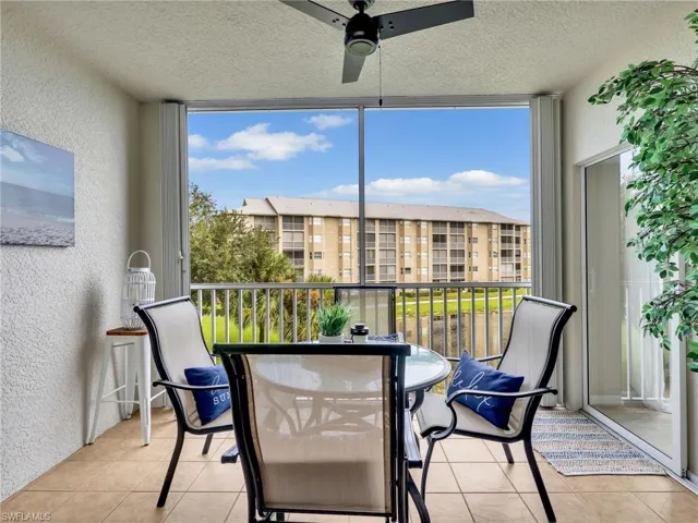 Screened-In Lanai with Tile Floor and Lake View