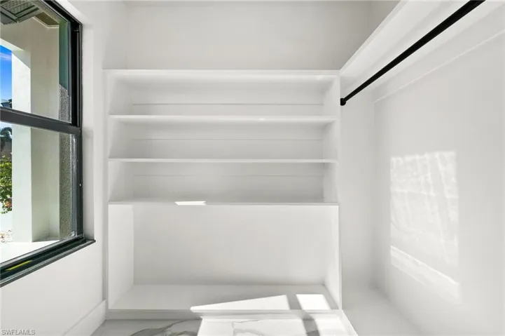 View of spacious closet