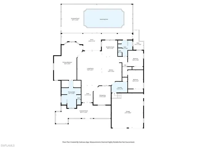 View of floor plan / room layout