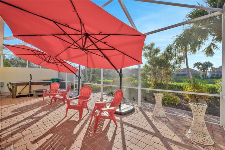 Lanai Umbrellas included