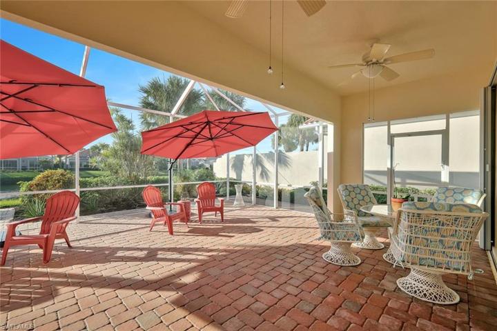 Covered Lanai Area all with pavers.