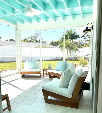 Sunroom with plenty of natural light