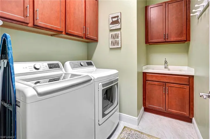 Laundry Room with Sink & Extra Cabinets