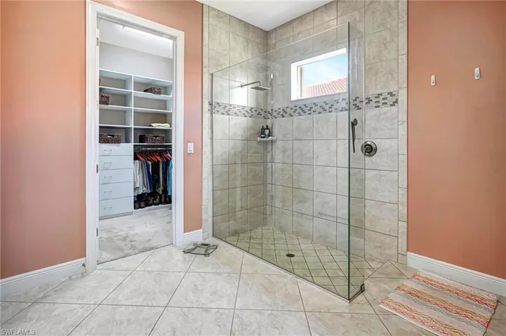 Owner's Bath with Spacious Shower and HUGE walk-in closet
