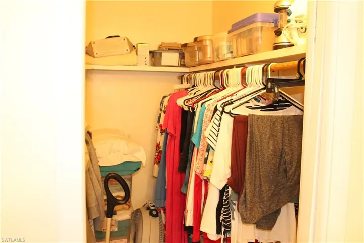 View of spacious closet