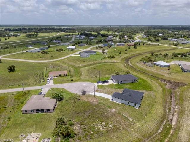 Aerial overview of property's location
