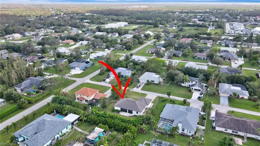 Neighborhood aerial view
