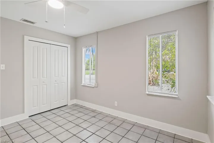 Cozy guest space with natural light.