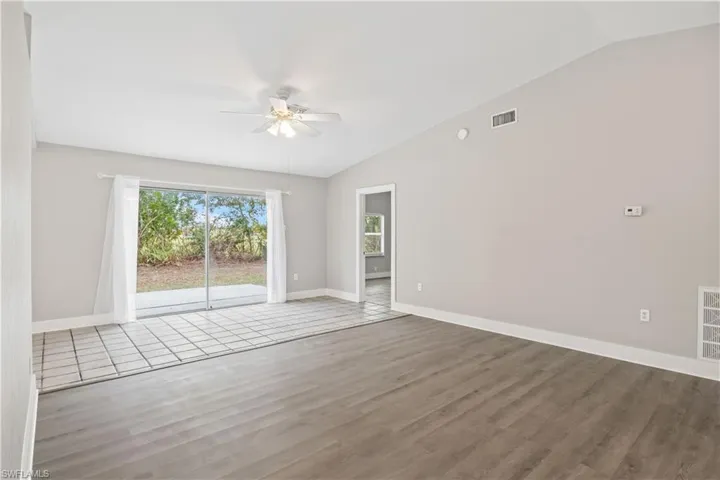 Enjoy dinner with views of lush greenery just beyond your walls.