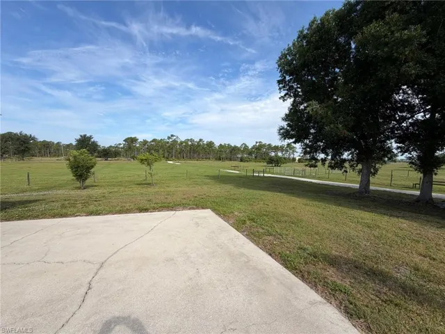 VIEW FROM BACK PATIO