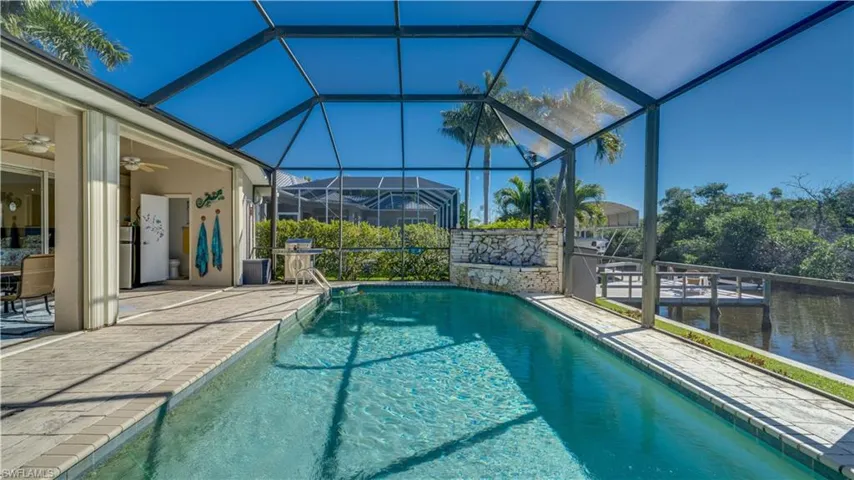 Pool featuring a waterfall