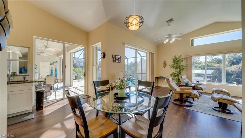 Eating are next to family room