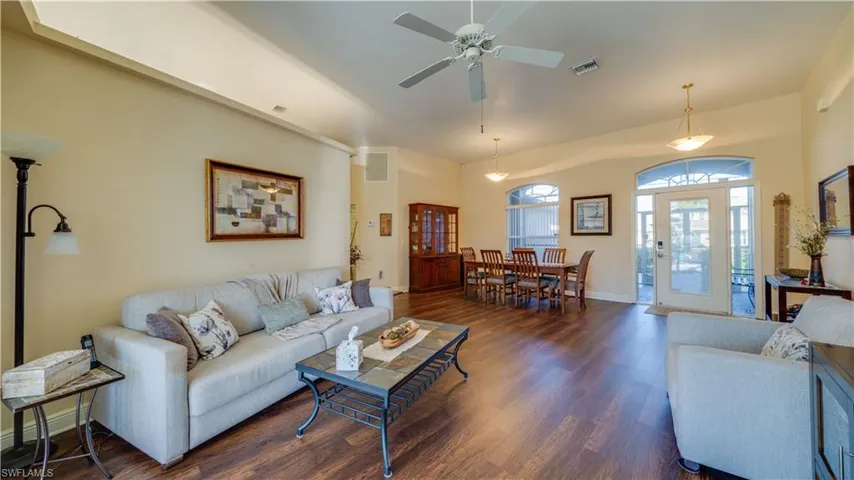 Living and dining area