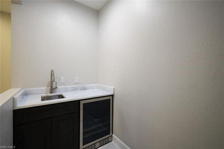 Wet Bar with Wine Fridge
