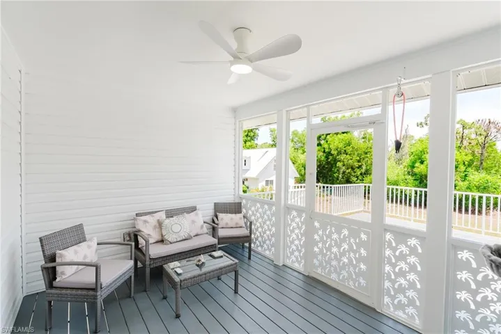 Attached Screened Balcony
