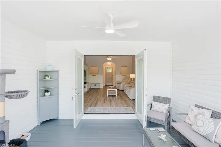 Attached Screened Balcony