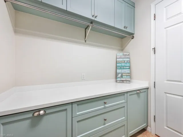 View of laundry room