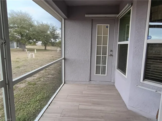Balcony with a sunroom
