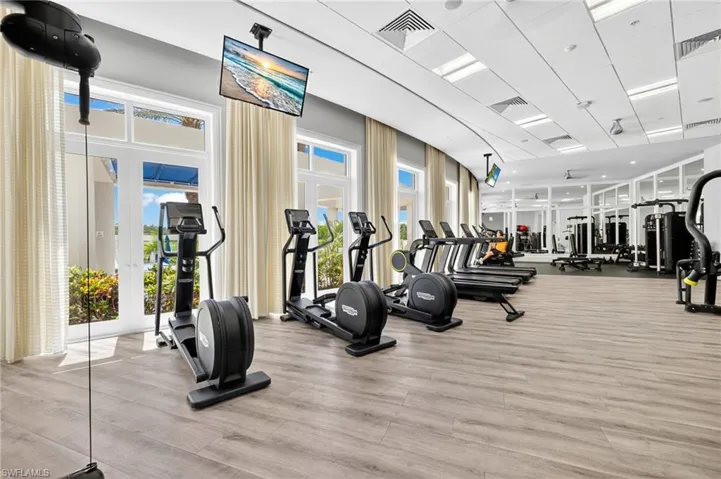 View of exercise room