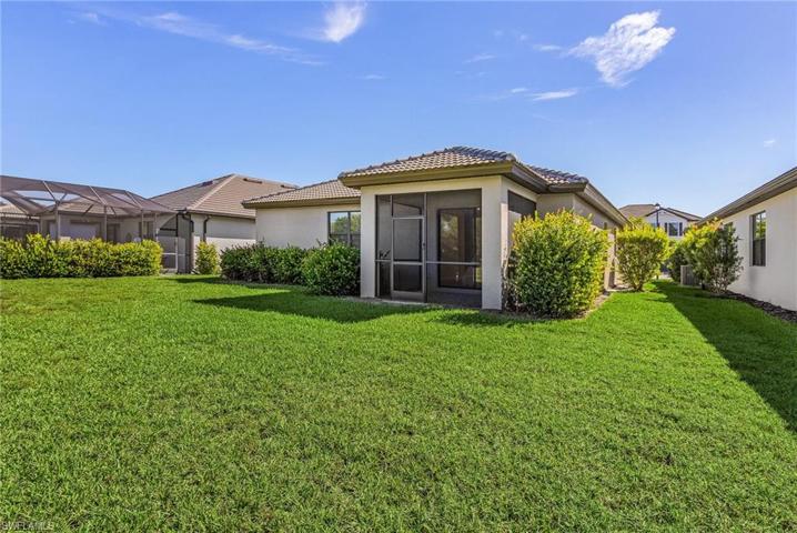 Large back yard