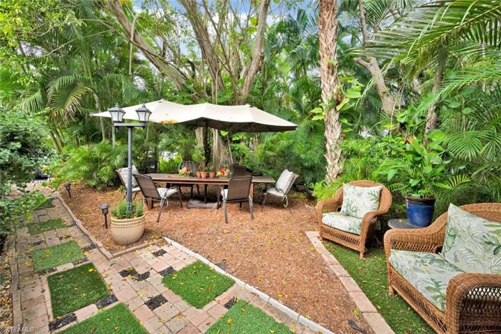 A sanctuary side yard space