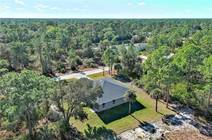 View from above of property