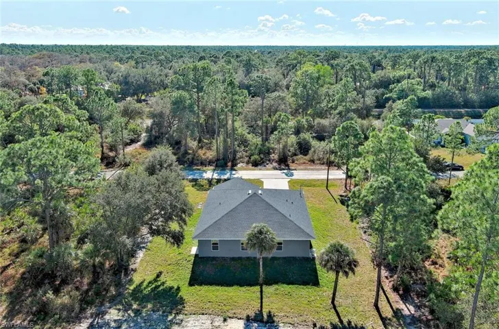 View from above of property