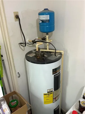 Utilities with electric water heater