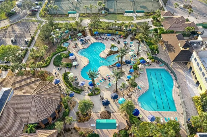 Lap pool and family pool