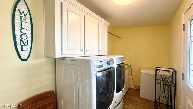 laundry room inside home