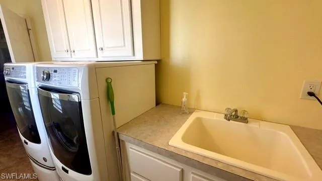 laundry room inside home