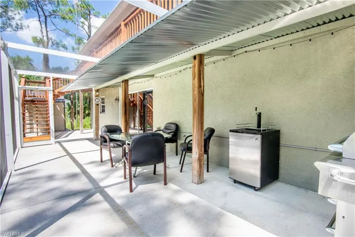 View of patio