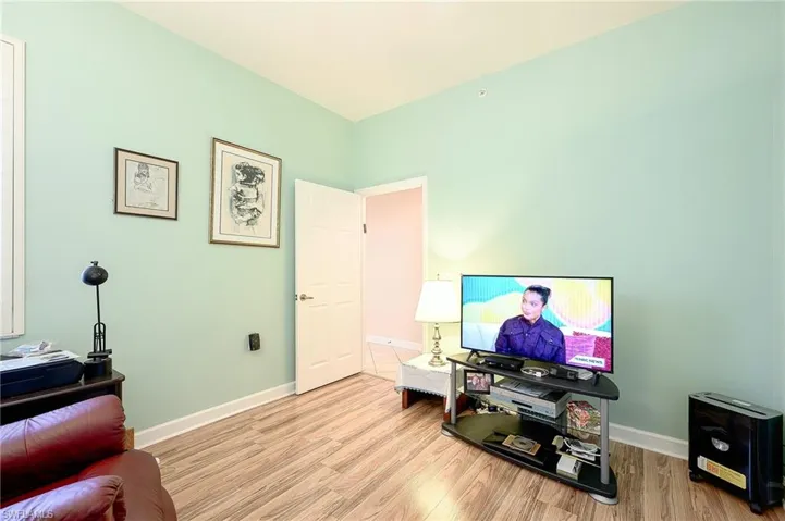 Living room featuring light hardwood / wood-style floors