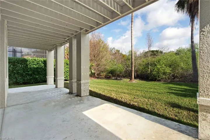 View of patio