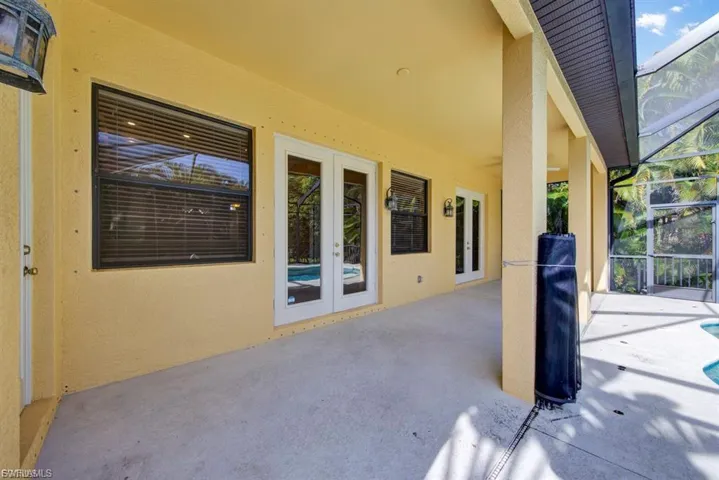 View of patio / terrace with french doors and glass enclosure