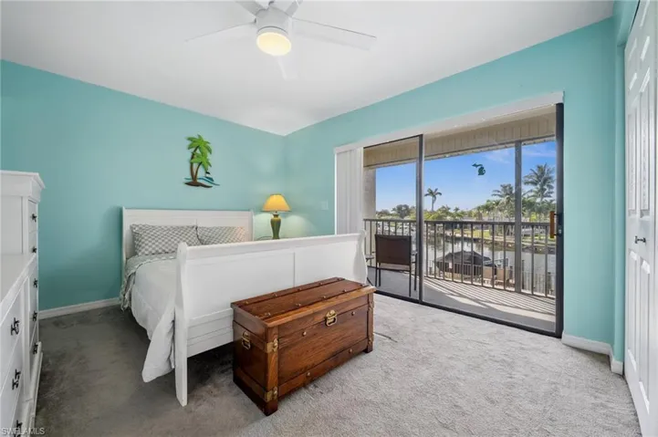 Master/ Primary Bedroom suite with private waterfront balcony!