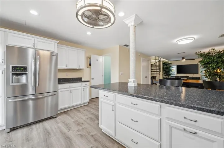 Lots of space in the kitchen and living areas