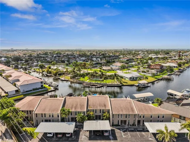 Aerial view of the property