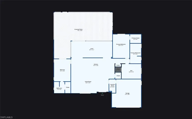 View of floor plan / room layout