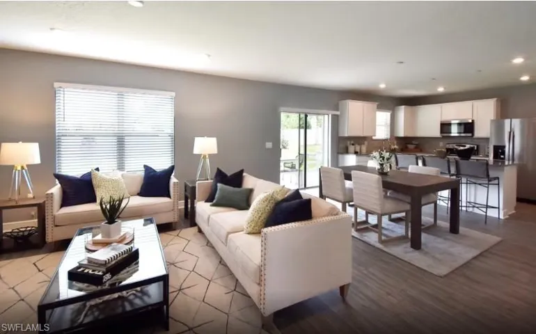 Photos are from a furnished model. Options for this home may vary.