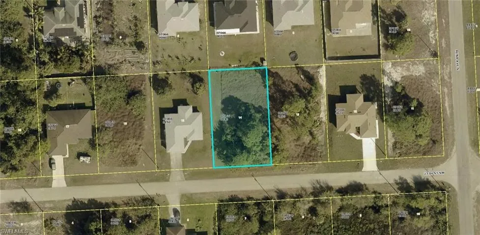 Aerial view of property's location
