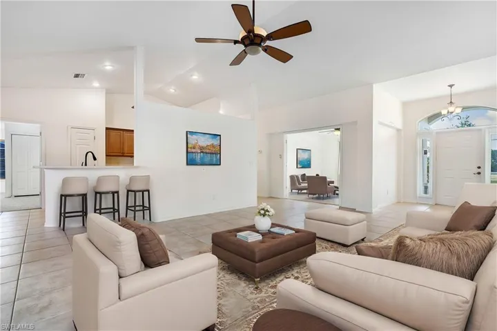 Ai StaggingEntry, Office, Living Area & Kitchen