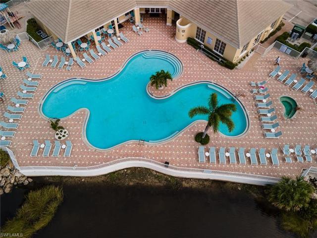 Clubhouse pool aerial view!