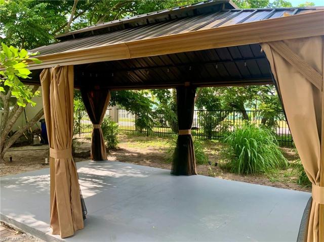 Painted concrete pad