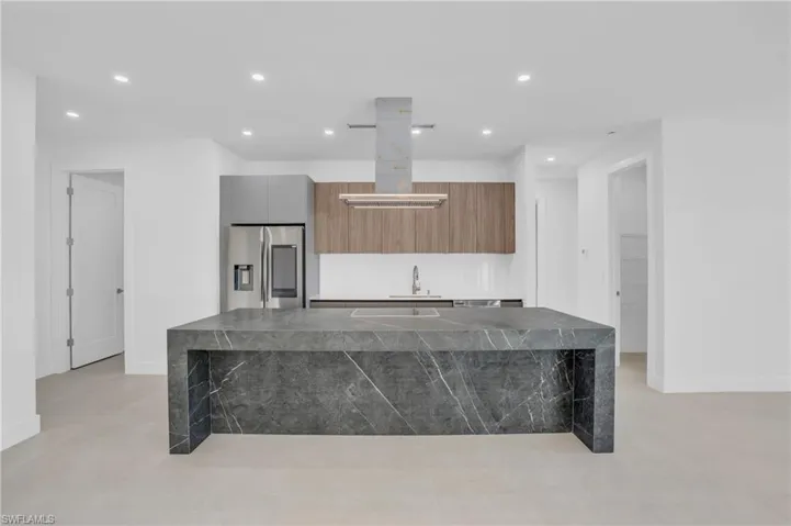 Kitchen with Pantry to the right and laundry to the left
