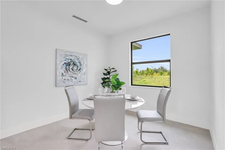 View of dining area