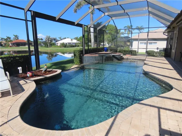 View of swimming pool, Spa and Pool Deck.